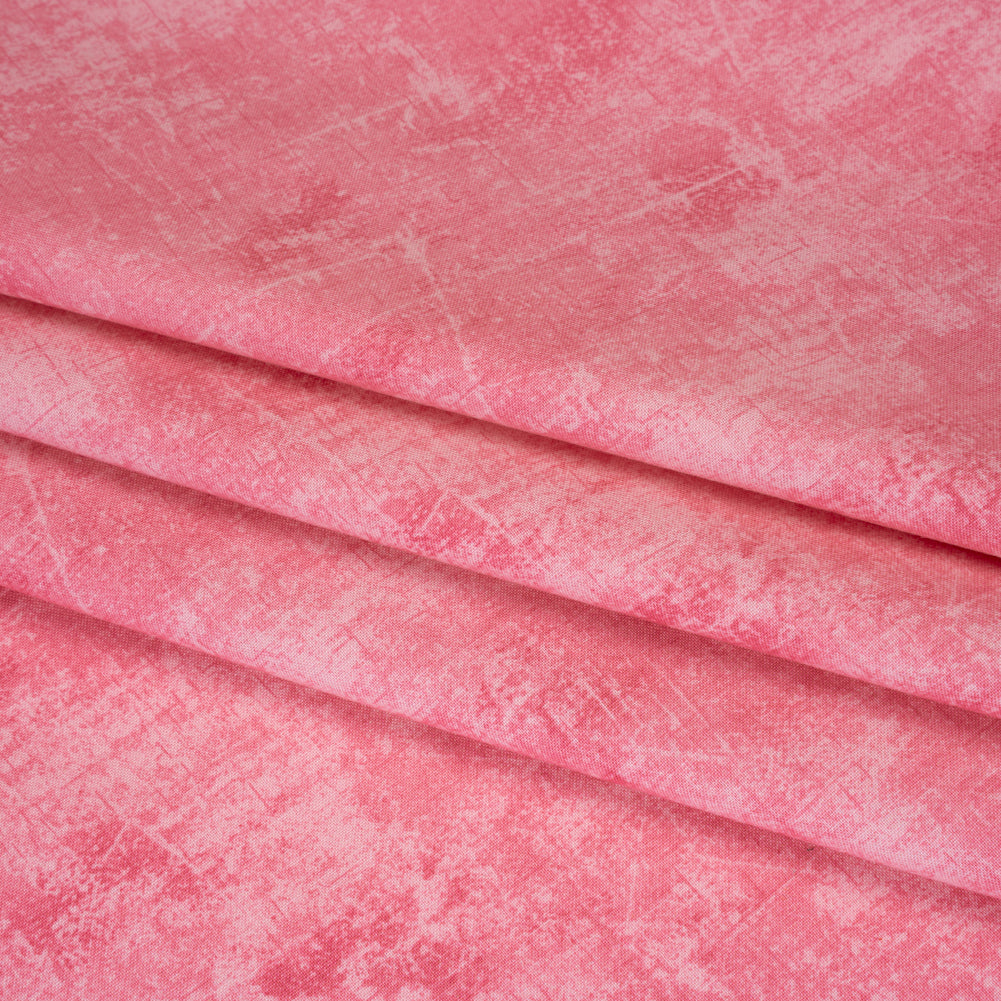 Printed Quilting Cotton by Northcott - Bubblegum Painterly Texture - Canvas Collection - Detail