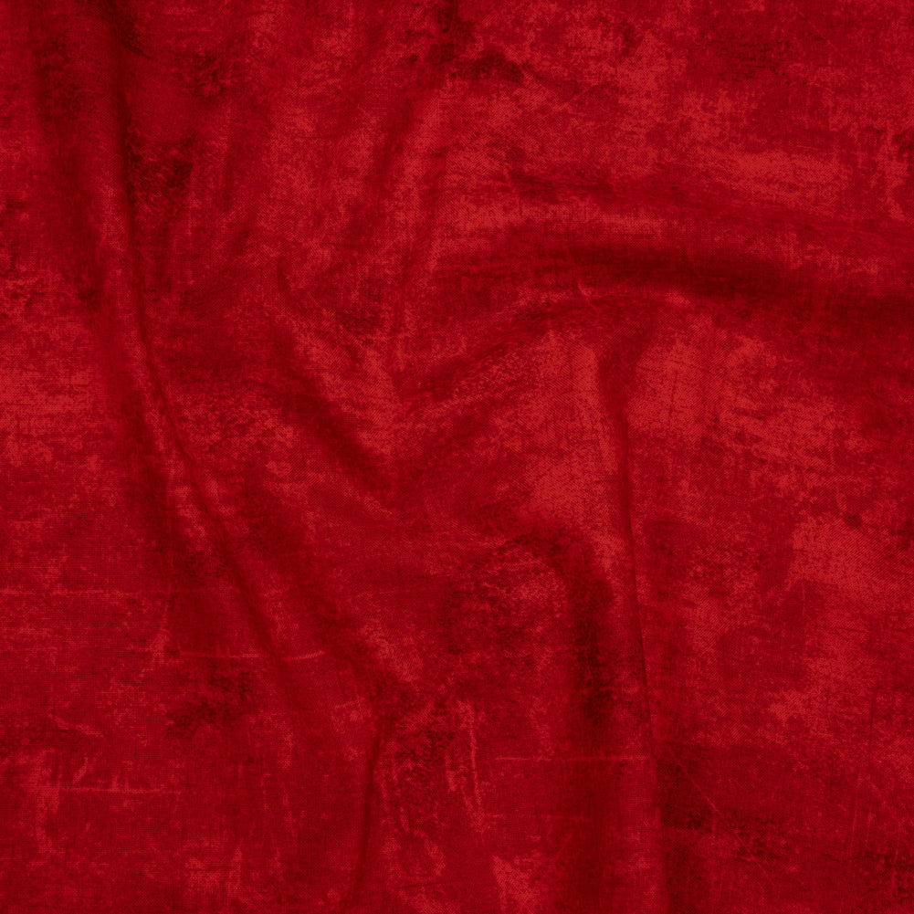 Printed Quilting Cotton by Northcott - Cardinal Painterly Texture - Canvas Collection - Drape