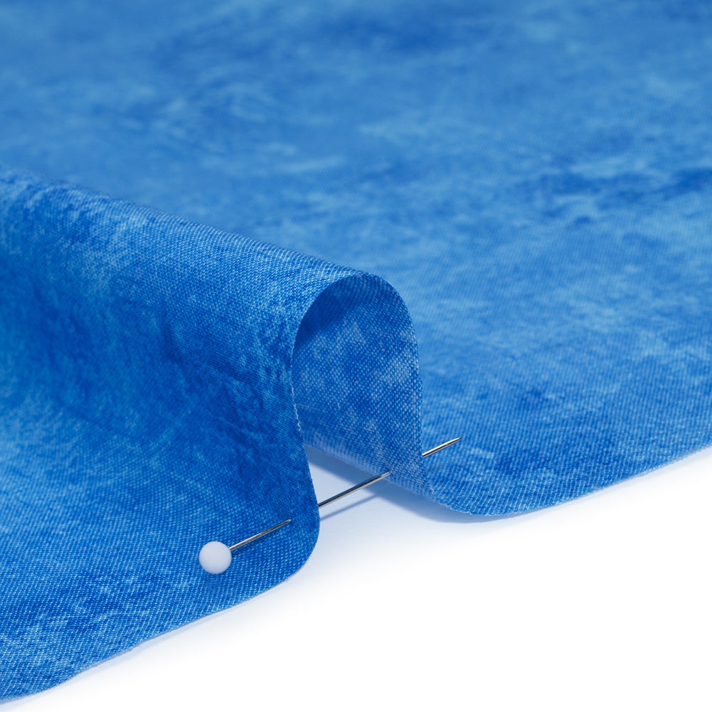 Printed Quilting Cotton by Northcott - Blue Bayou Painterly Texture - Canvas Collection Full