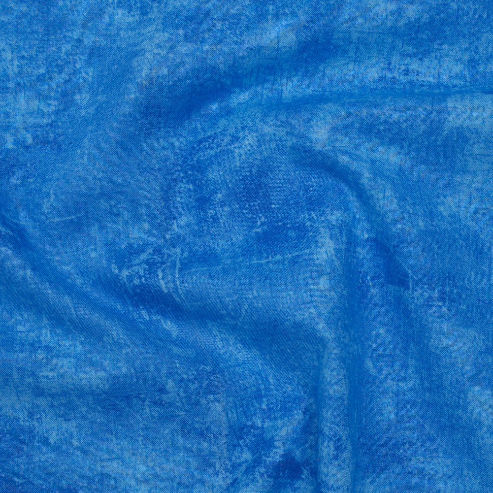 Printed Quilting Cotton by Northcott - Blue Bayou Painterly Texture - Canvas Collection Drape