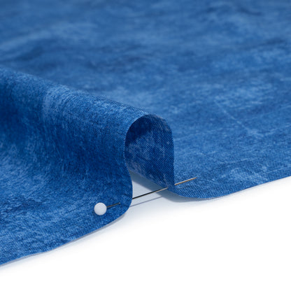 Printed Quilting Cotton by Northcott - Patriot Blue Painterly Texture - Canvas Collection