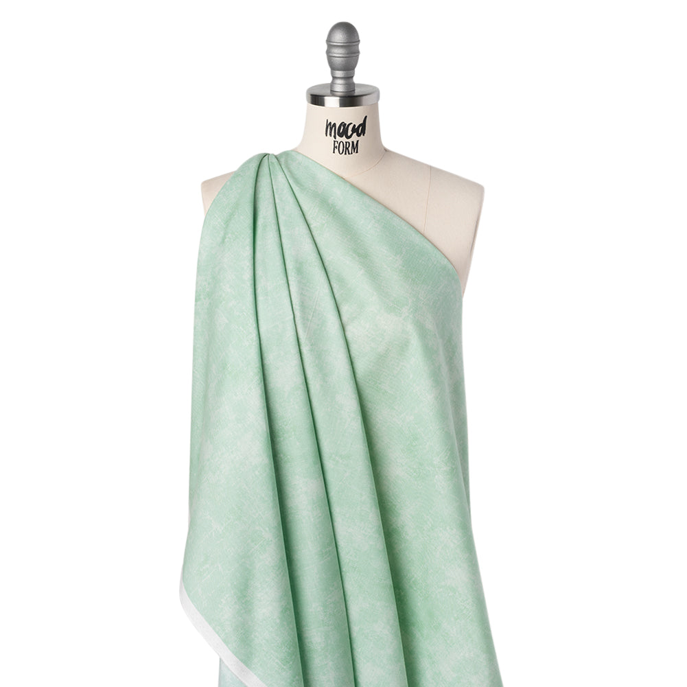 Printed Quilting Cotton by Northcott - Minty Painterly Texture - Canvas Collection Folded