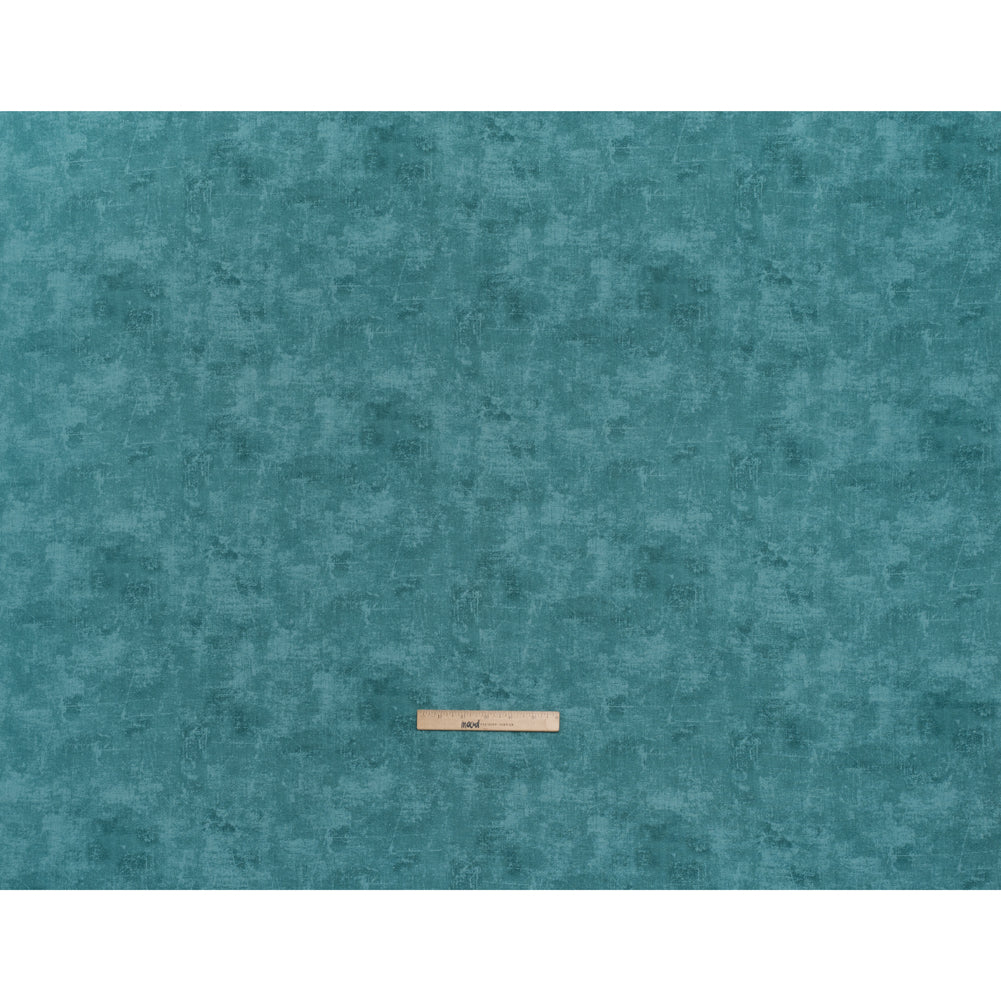 Printed Quilting Cotton by Northcott - Tealish Painterly Texture - Canvas Collection