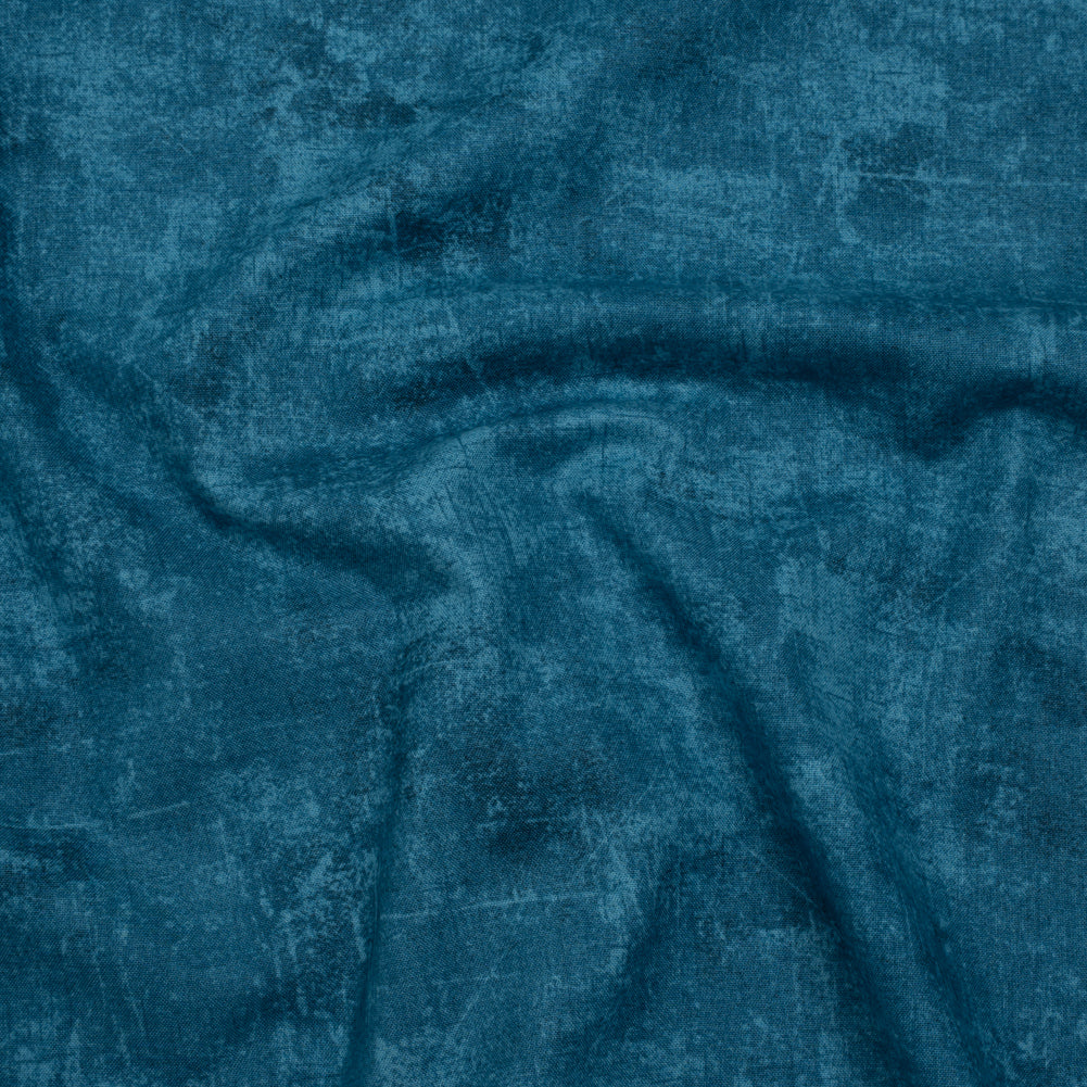 Printed Quilting Cotton by Northcott - Cadet Painterly Texture - Canvas Collection