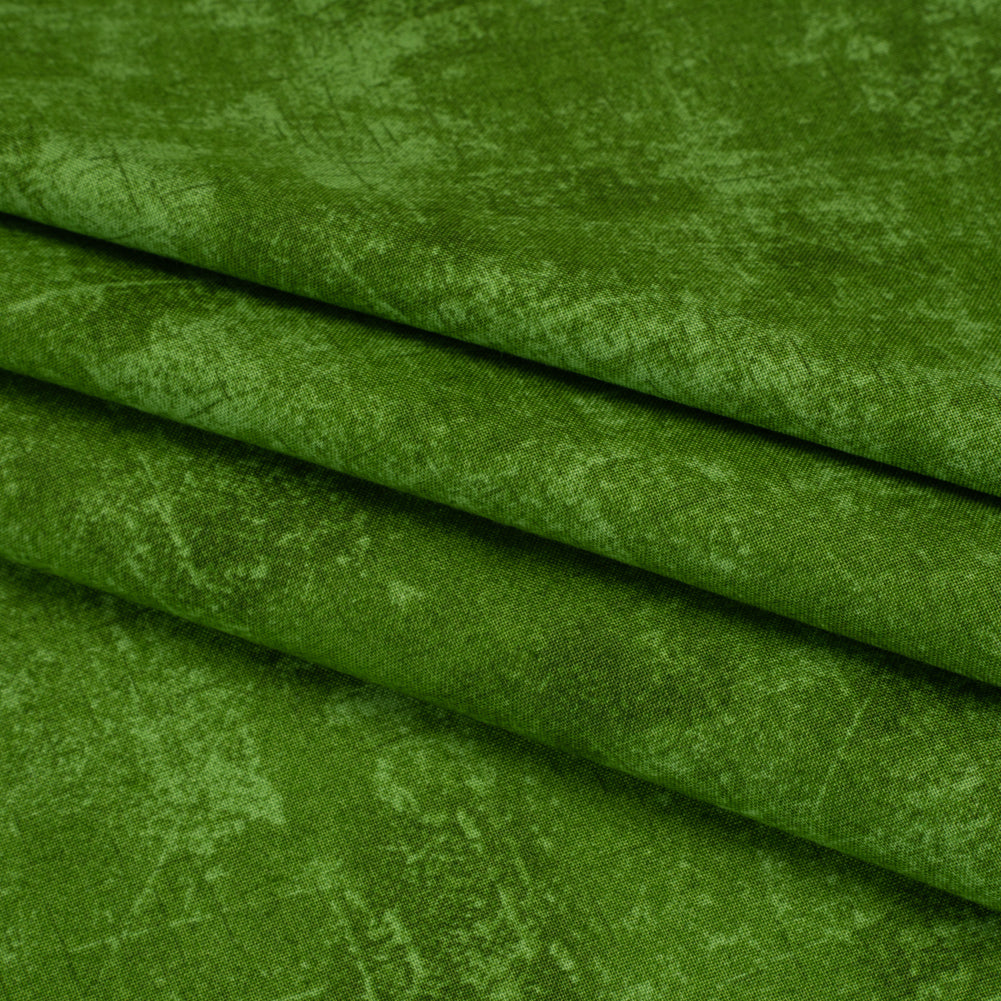 Printed Quilting Cotton by Northcott - Evergreen Painterly Texture - Canvas Collection Detail