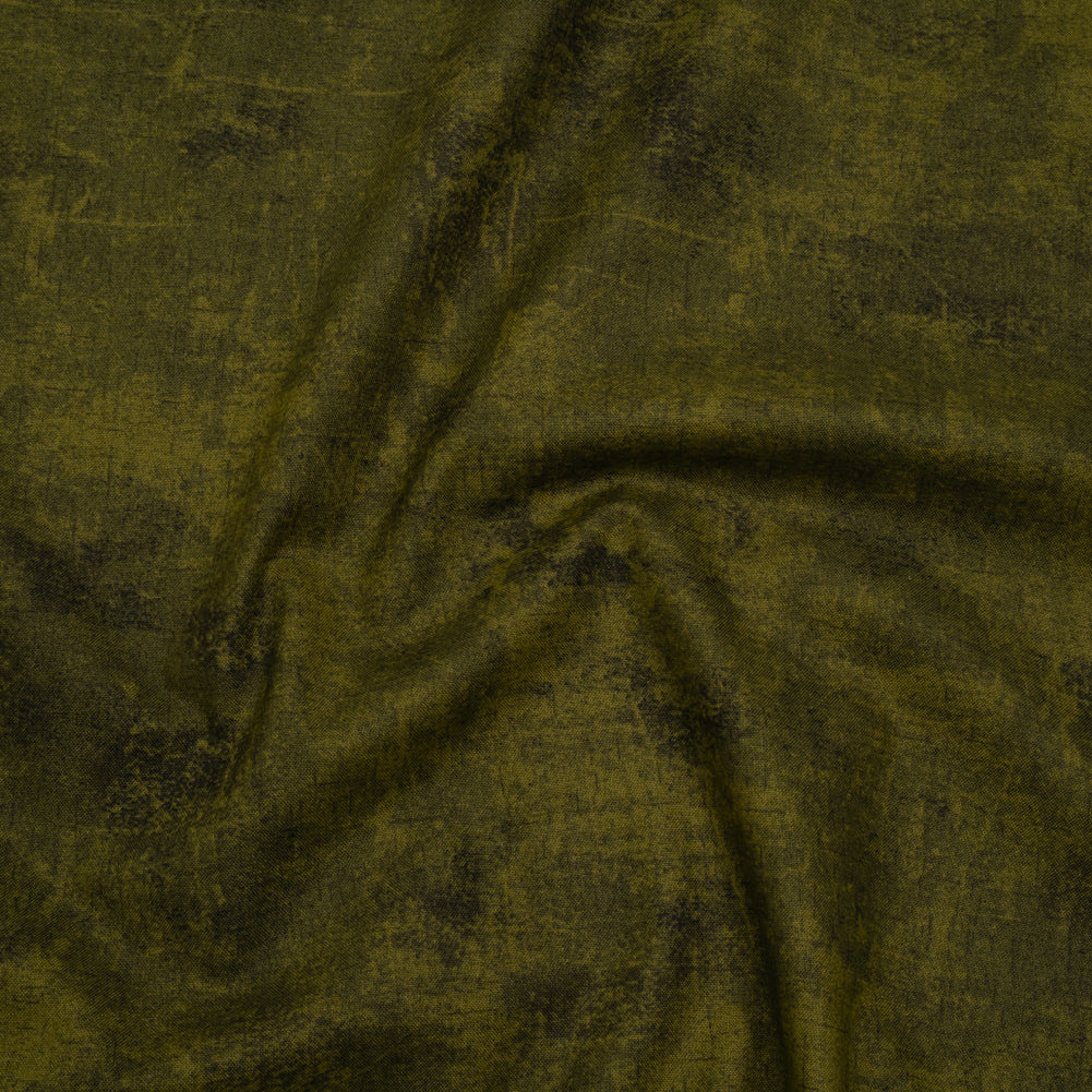 Printed Quilting Cotton by Northcott - Military Painterly Texture - Canvas Collection - Drape