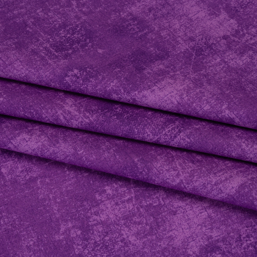 Printed Quilting Cotton by Northcott - Violet Painterly Texture - Canvas Collection Detail