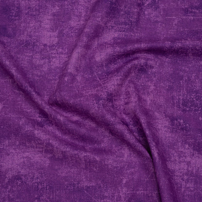 Printed Quilting Cotton by Northcott - Violet Painterly Texture - Canvas Collection Drape