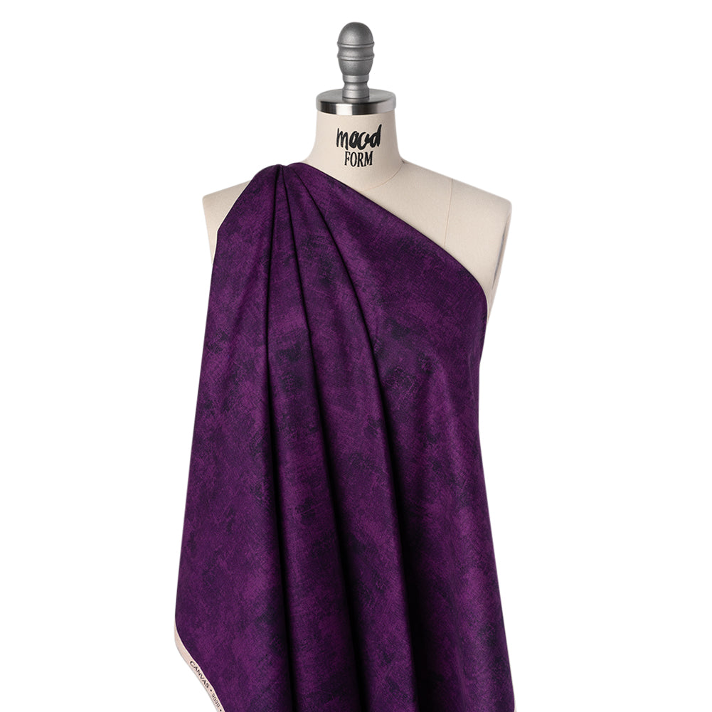 Printed Quilting Cotton by Northcott - Wild Orchid Painterly Texture - Canvas Collection - Folded