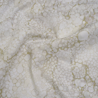 Printed Quilting Cotton by Northcott - Vanilla Cream Bubbles - Bliss Collection