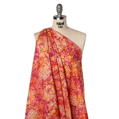 Printed Quilting Cotton by Northcott - Hibiscus Bubbles - Bliss Collection Folded