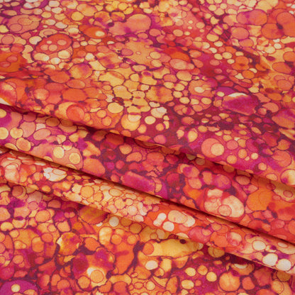Printed Quilting Cotton by Northcott - Hibiscus Bubbles - Bliss Collection Detail
