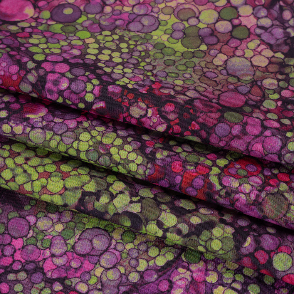Printed Quilting Cotton by Northcott - Heather Bubbles - Bliss Collection - Detail