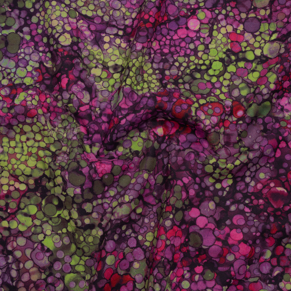 Printed Quilting Cotton by Northcott - Heather Bubbles - Bliss Collection - Drape
