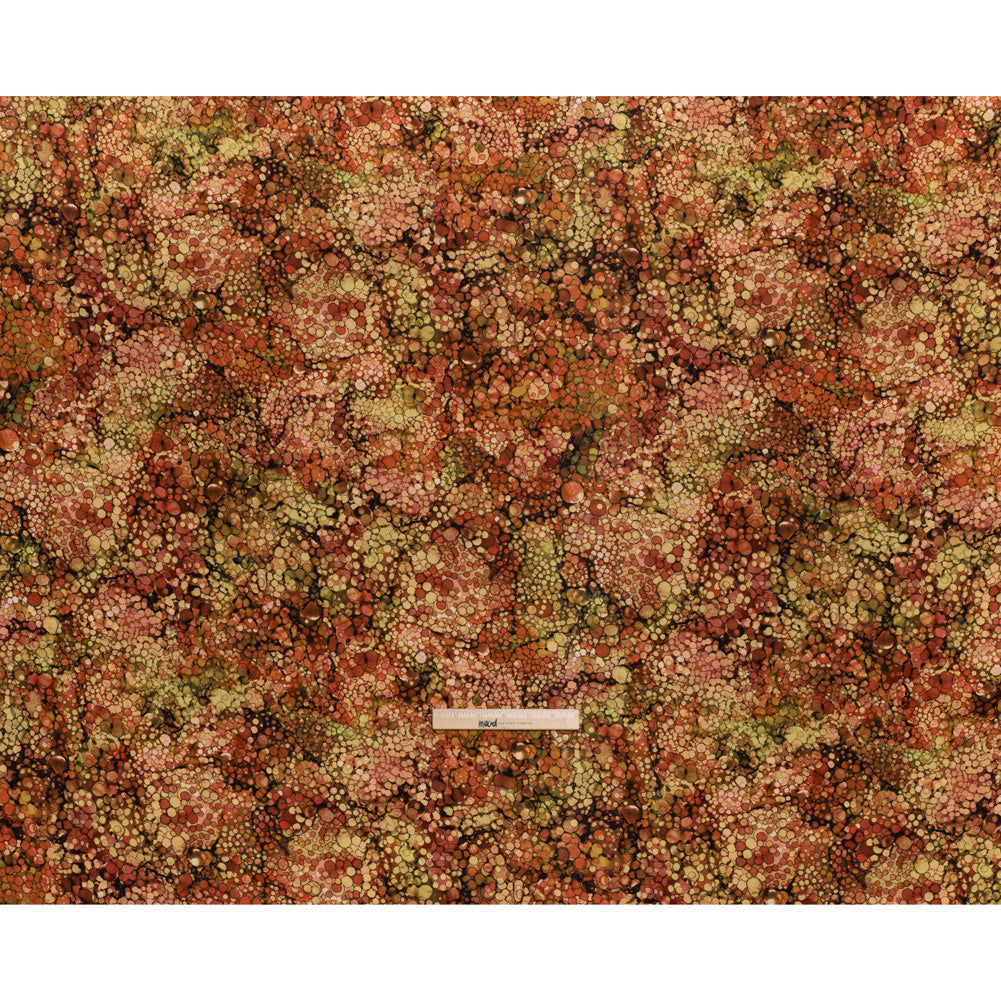 Printed Quilting Cotton by Northcott - Rust Bubbles - Bliss Collection - Full - Image 5 of 6