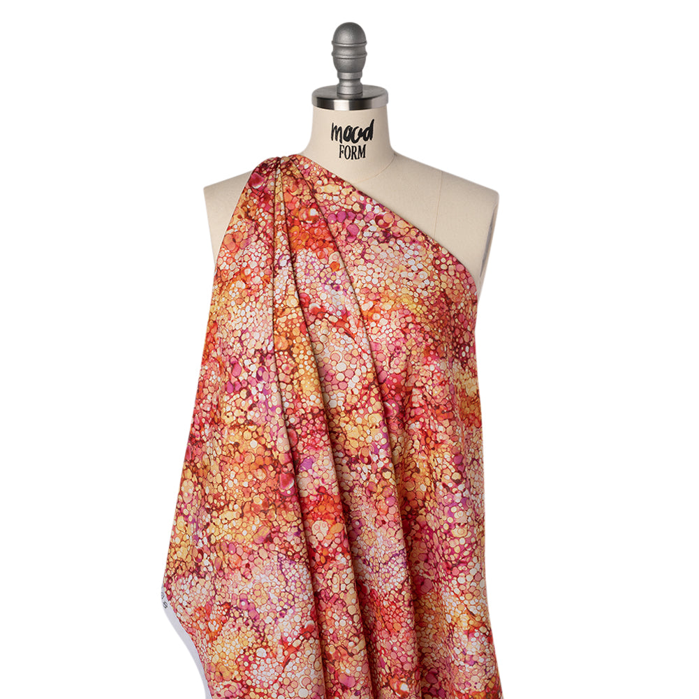 Printed Quilting Cotton by Northcott - Tahitian Sunset Bubbles - Bliss Collection - Folded