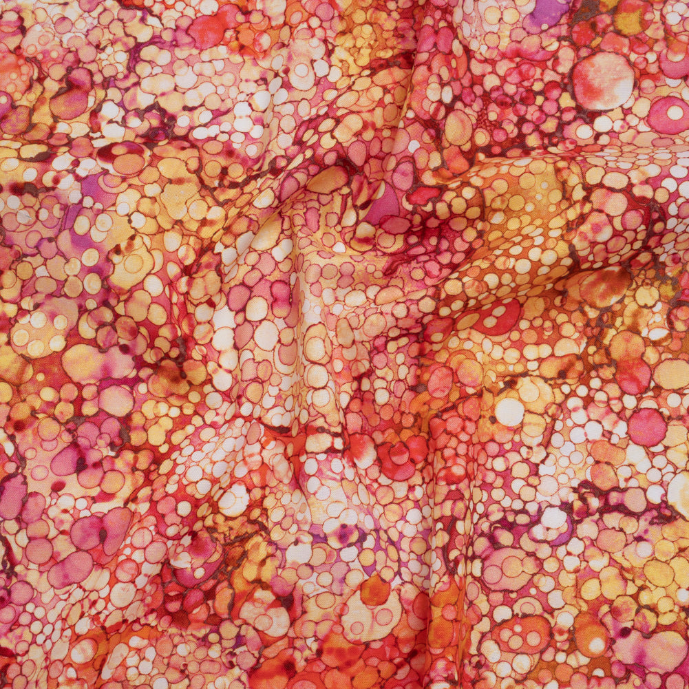 Printed Quilting Cotton by Northcott - Tahitian Sunset Bubbles - Bliss Collection - Drape