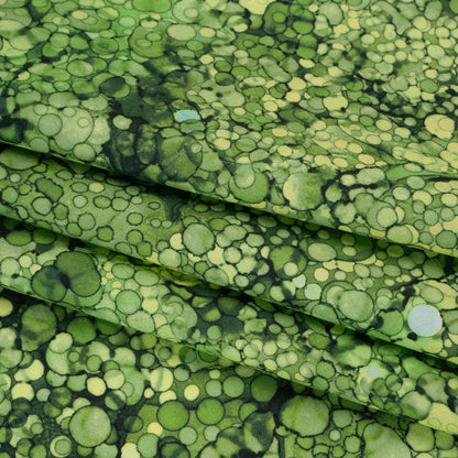Printed Quilting Cotton by Northcott - Rainforest Bubbles - Bliss Collection Detail