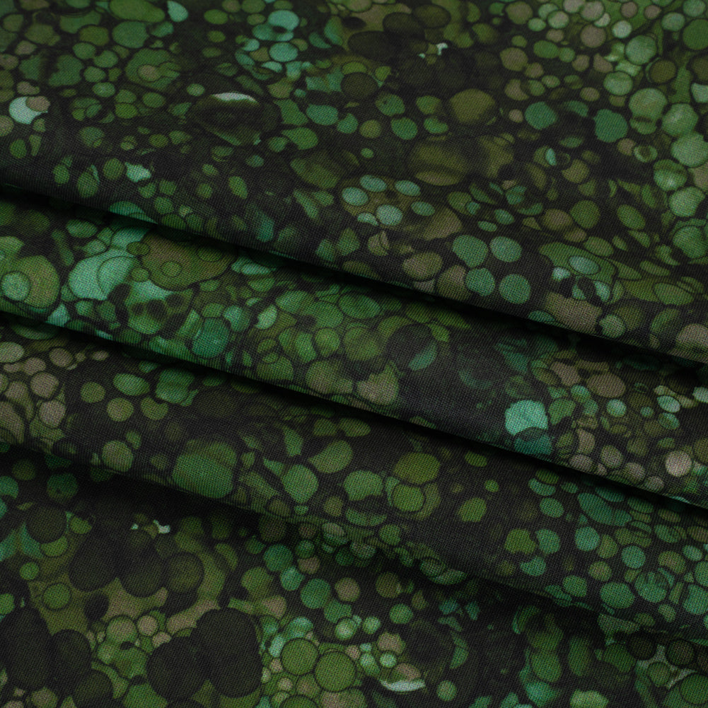 Printed Quilting Cotton by Northcott - Evergreen Bubbles - Bliss Collection - Detail