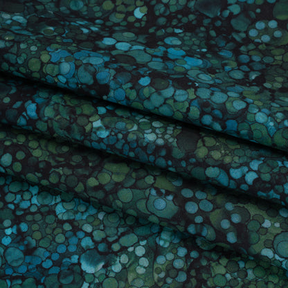 Printed Quilting Cotton by Northcott - Night Pine Bubbles - Bliss Collection Detail