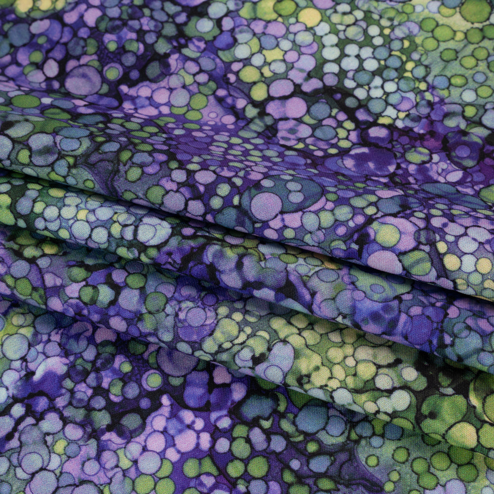 Printed Quilting Cotton by Northcott - Pansy Bubbles - Bliss Collection - Detail