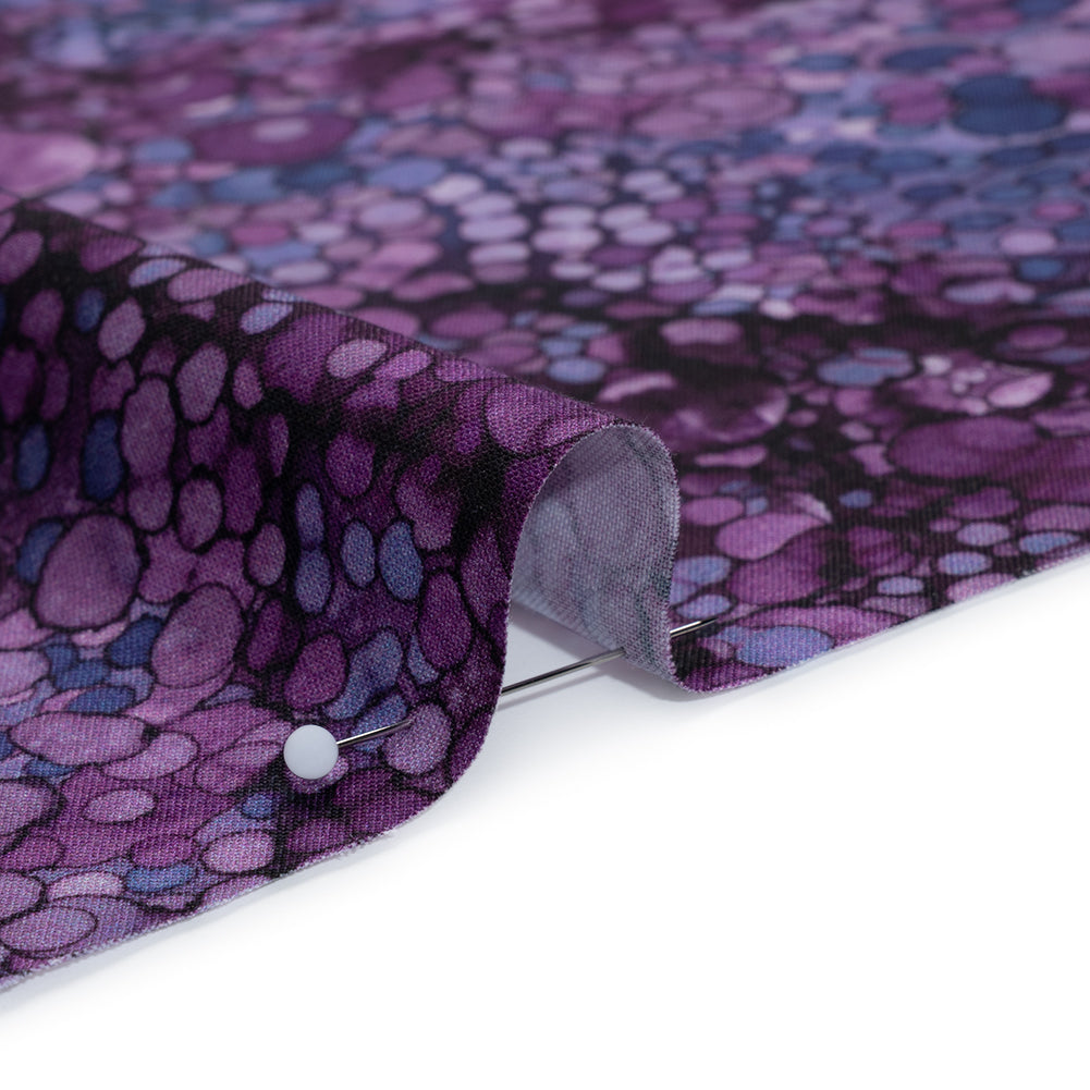 Printed Quilting Cotton by Northcott - Amethyst Bubbles - Bliss Collection Full
