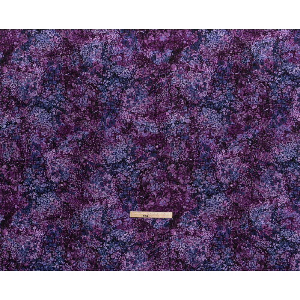 Printed Quilting Cotton by Northcott - Amethyst Bubbles - Bliss Collection