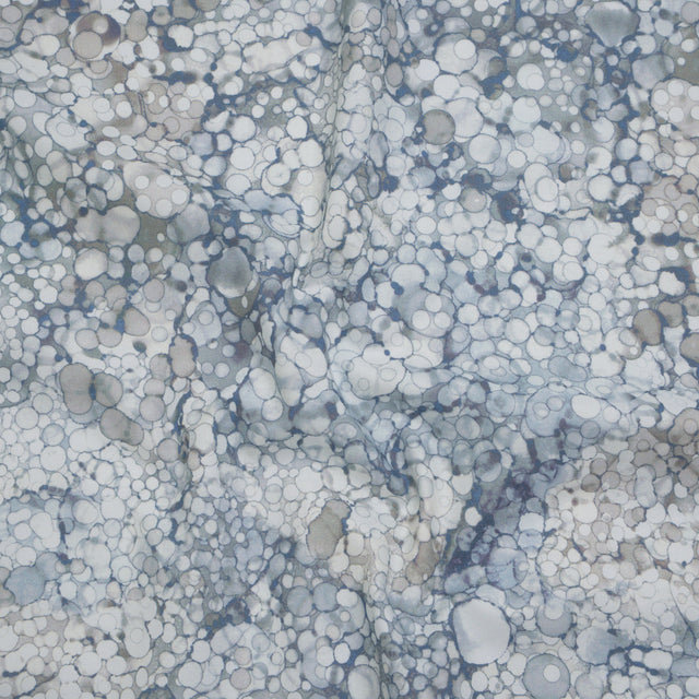 Printed Quilting Cotton by Northcott - Morning Mist Bubbles - Bliss Collection Drape