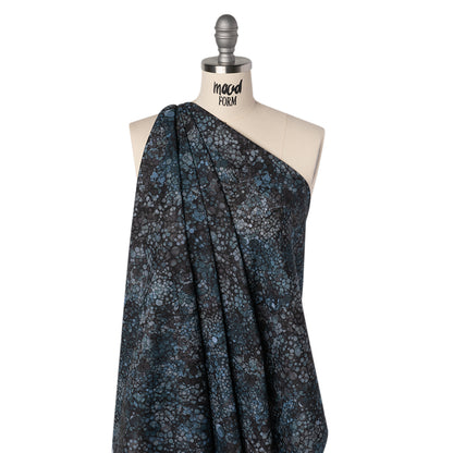 Printed Quilting Cotton by Northcott - Slate Bubbles - Bliss Collection Folded