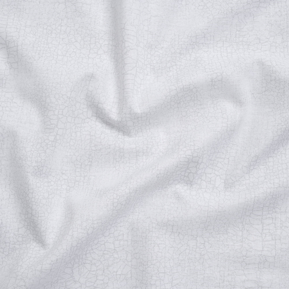 Quilting Cotton by Northcott - Snow Textural Abstract - Crackle Collection Drape