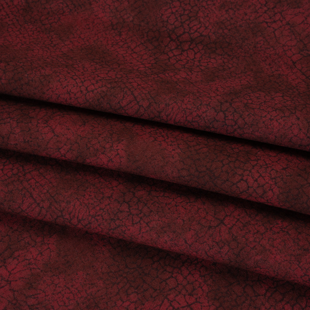 Quilting Cotton by Northcott - Cabernet Textural Abstract - Crackle Collection Detail