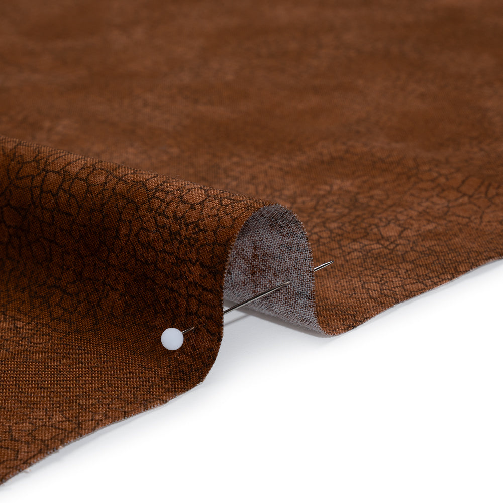 Quilting Cotton by Northcott - Teak Textural Abstract - Crackle Collection Full