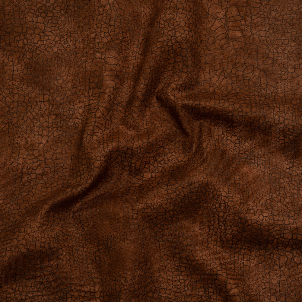 Quilting Cotton by Northcott - Teak Textural Abstract - Crackle Collection