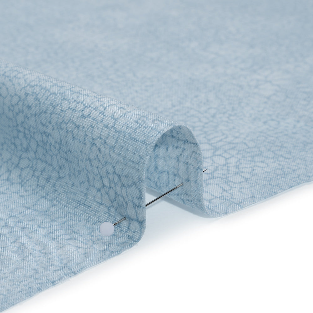 Quilting Cotton by Northcott - Cape Blue Textural Abstract - Crackle Collection