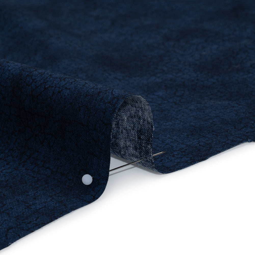 Quilting Cotton by Northcott - Midnight Textural Abstract - Crackle Collection