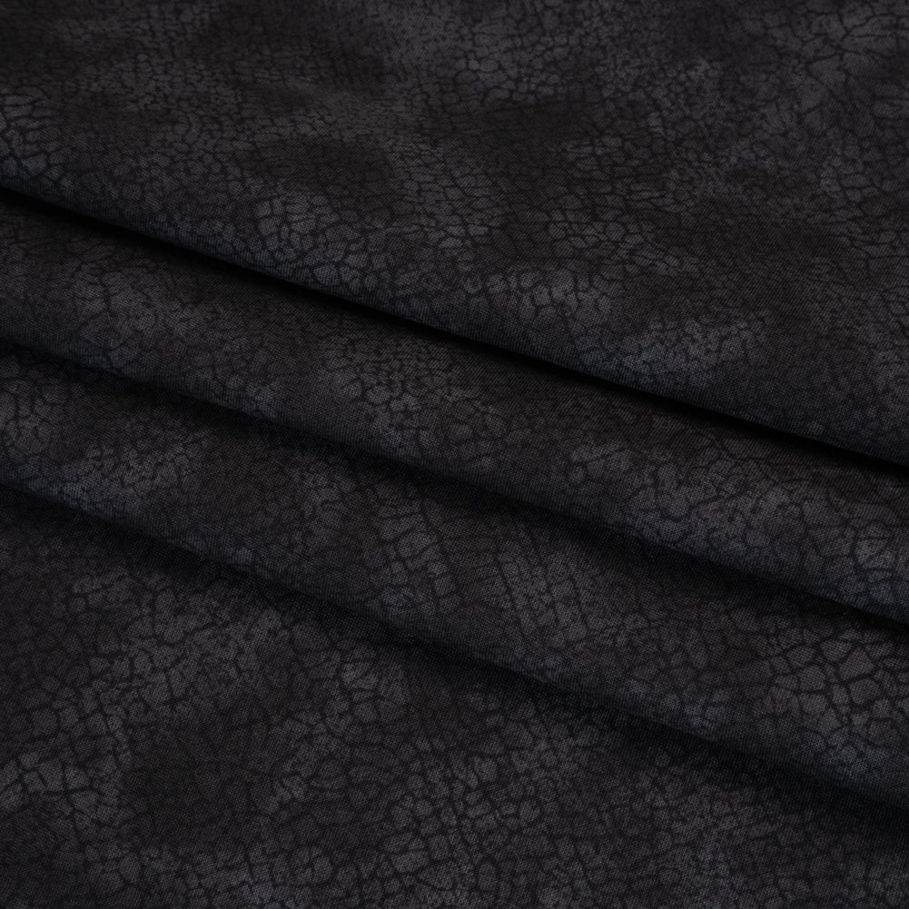 Quilting Cotton by Northcott - Raven Textural Abstract - Crackle Collection - Detail