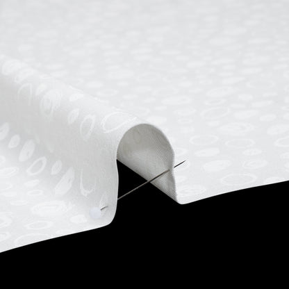 Printed Quilting Cotton by Patrick Lose for Northcott - White on White Scribble Spots - Basically Black & White Collection