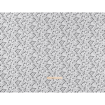 Printed Quilting Cotton by Patrick Lose for Northcott - Black on White Scribble Spots - Basically Black & White Collection