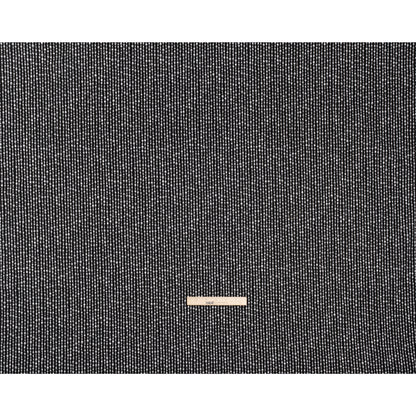 Printed Quilting Cotton by Patrick Lose for Northcott - White on Black Doodle Beaded Stripe - Basically Black & White Collection