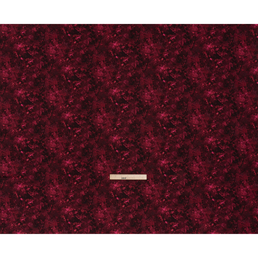 Printed Quilting Cotton by Deborah Edwards for Northcott Studio - Cabernet Painterly Abstract - Chroma Collection - Full