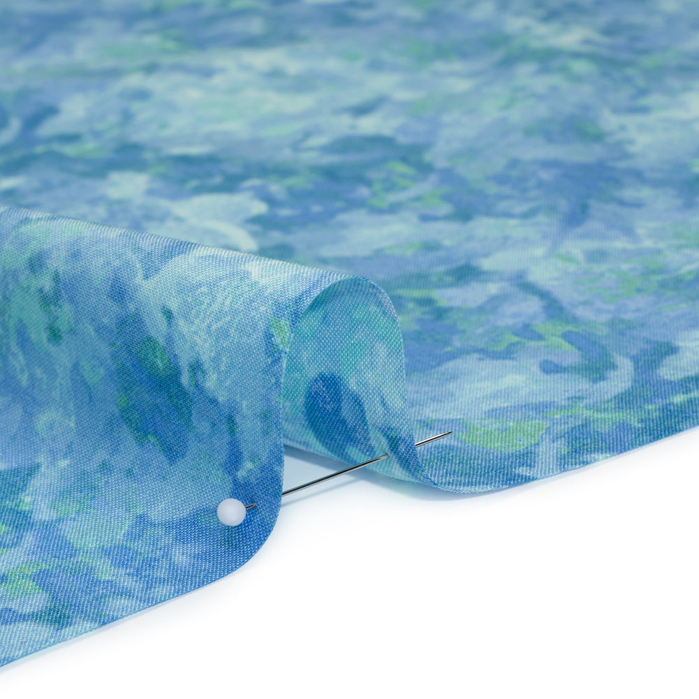 Printed Quilting Cotton by Deborah Edwards for Northcott Studio - Sea Breeze Painterly Abstract - Chroma Collection Detail