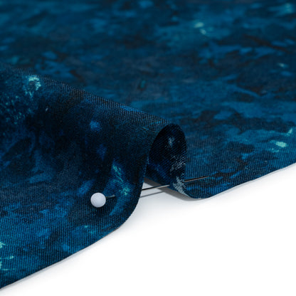 Printed Quilting Cotton by Deborah Edwards for Northcott Studio - Midnight Painterly Abstract - Chroma Collection