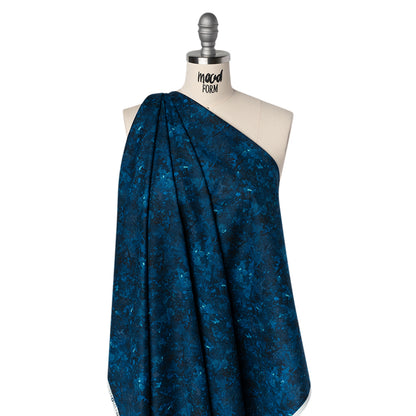 Printed Quilting Cotton by Deborah Edwards for Northcott Studio - Midnight Painterly Abstract - Chroma Collection