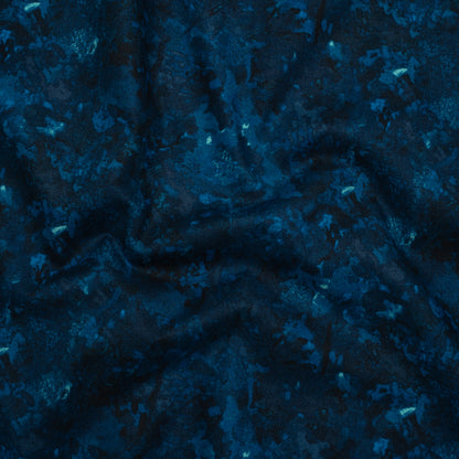 Printed Quilting Cotton by Deborah Edwards for Northcott Studio - Midnight Painterly Abstract - Chroma Collection