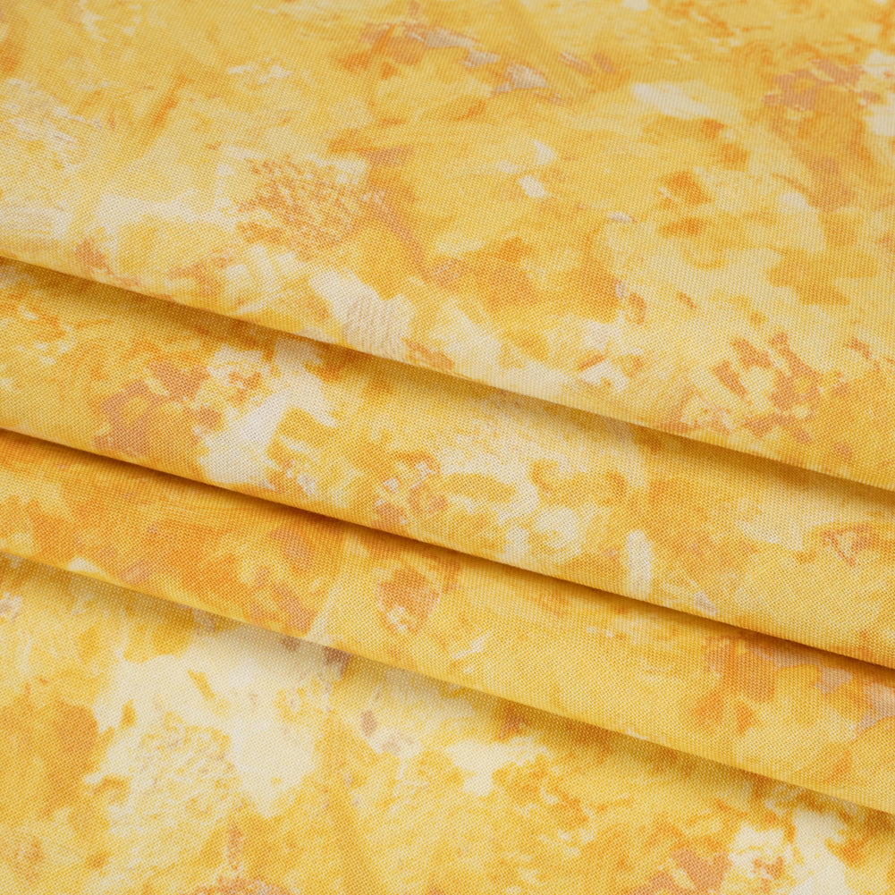 Printed Quilting Cotton by Deborah Edwards for Northcott Studio - Pineapple Crush Painterly Abstract - Chroma Collection Folded