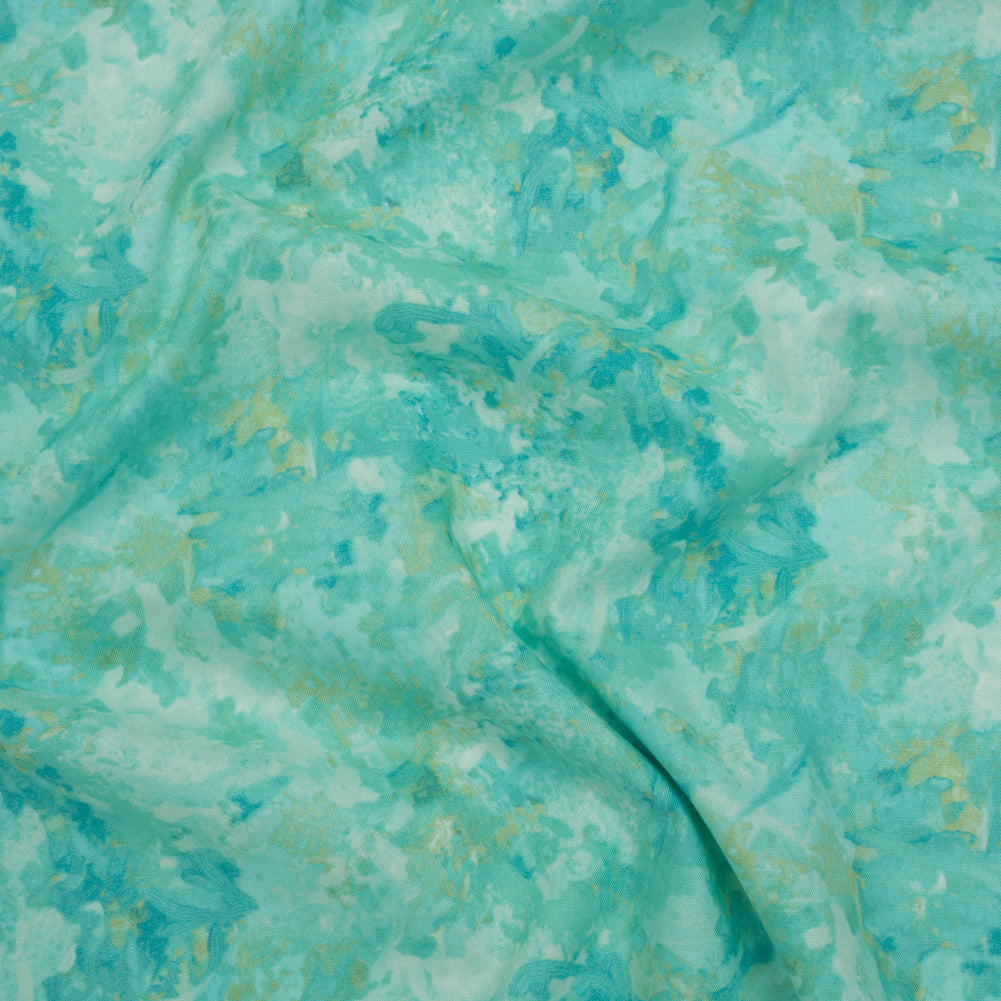 Printed Quilting Cotton by Deborah Edwards for Northcott Studio - Spa Painterly Abstract - Chroma Collection