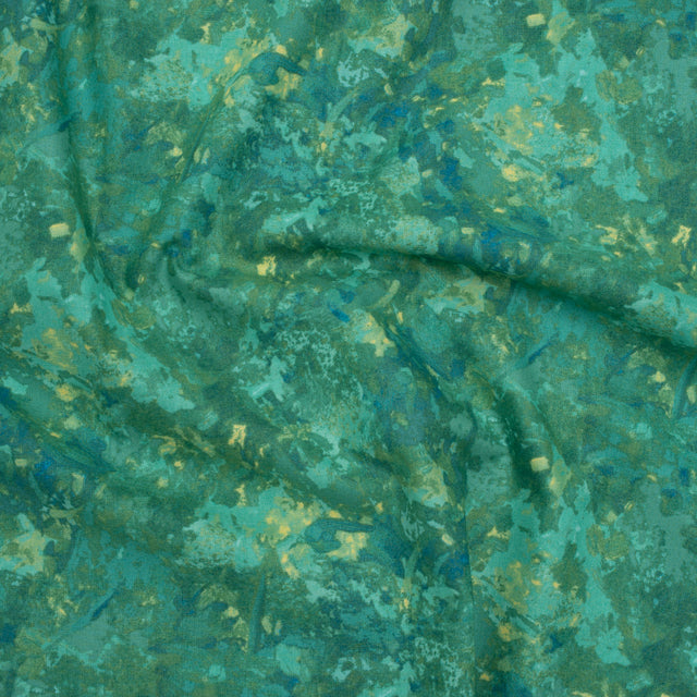 Printed Quilting Cotton by Deborah Edwards for Northcott Studio - Bayou Painterly Abstract - Chroma Collection