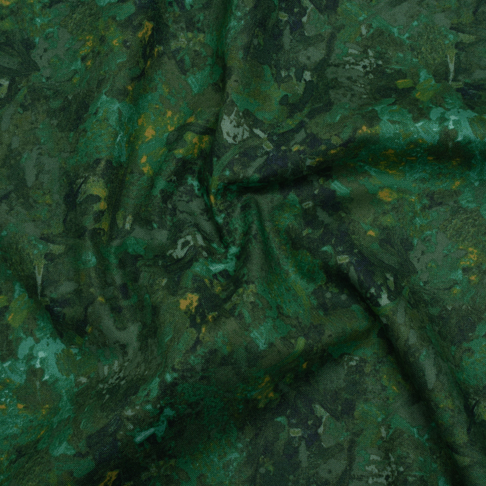 Printed Quilting Cotton by Deborah Edwards for Northcott Studio - Spruce Painterly Abstract - Chroma Collection