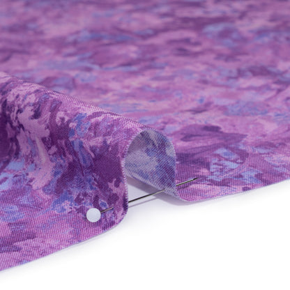 Printed Quilting Cotton by Deborah Edwards for Northcott Studio - Orchid Painterly Abstract - Chroma Collection Detail