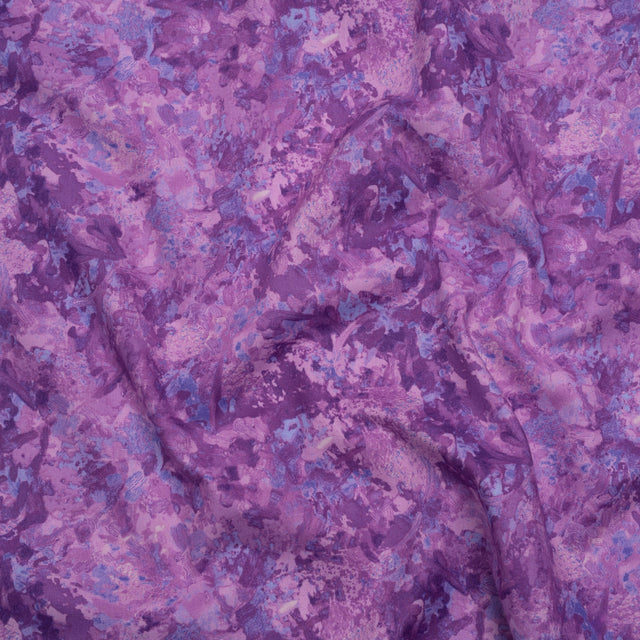 Printed Quilting Cotton by Deborah Edwards for Northcott Studio - Orchid Painterly Abstract - Chroma Collection